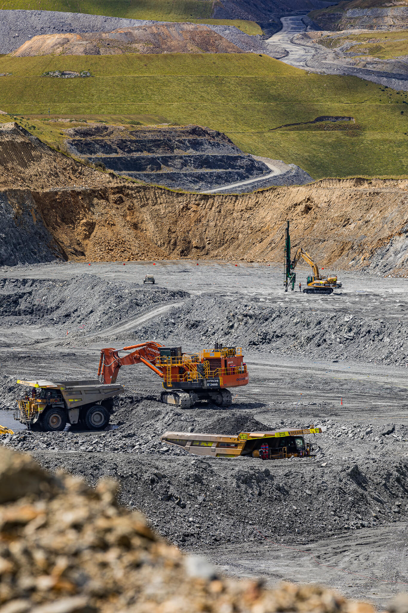 open pit mining